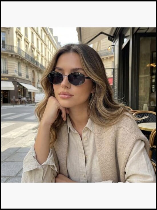 Trendy Polarized Sunglasses with TR90 Frame UV400 Protection Retro Cateye main image 4